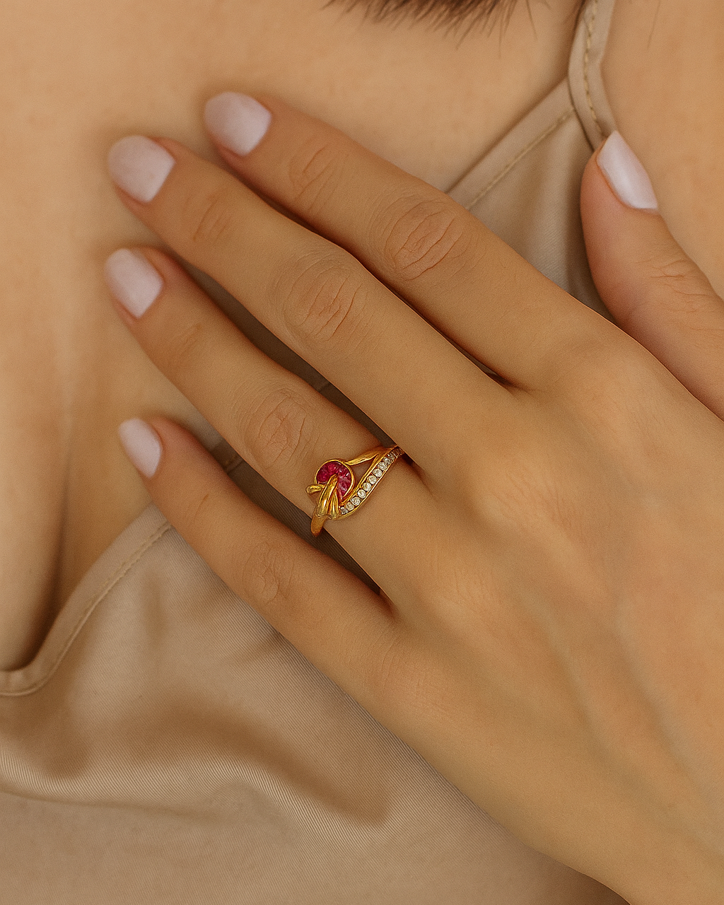 Floral Design Ring