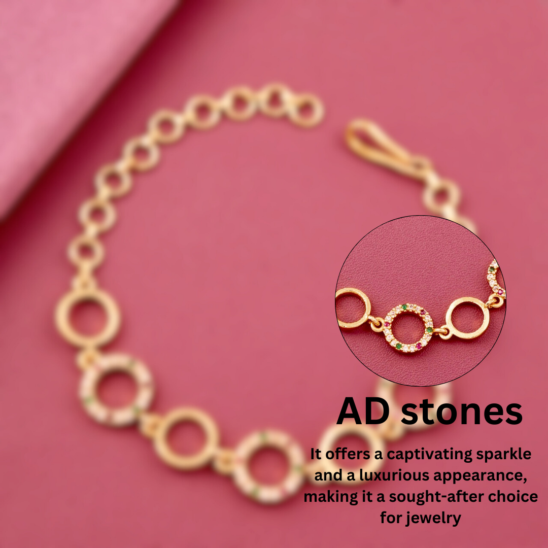 Golden Harmony Circle Bracelet