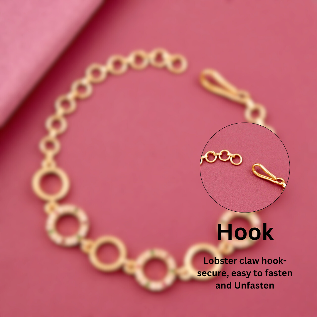 Golden Harmony Circle Bracelet