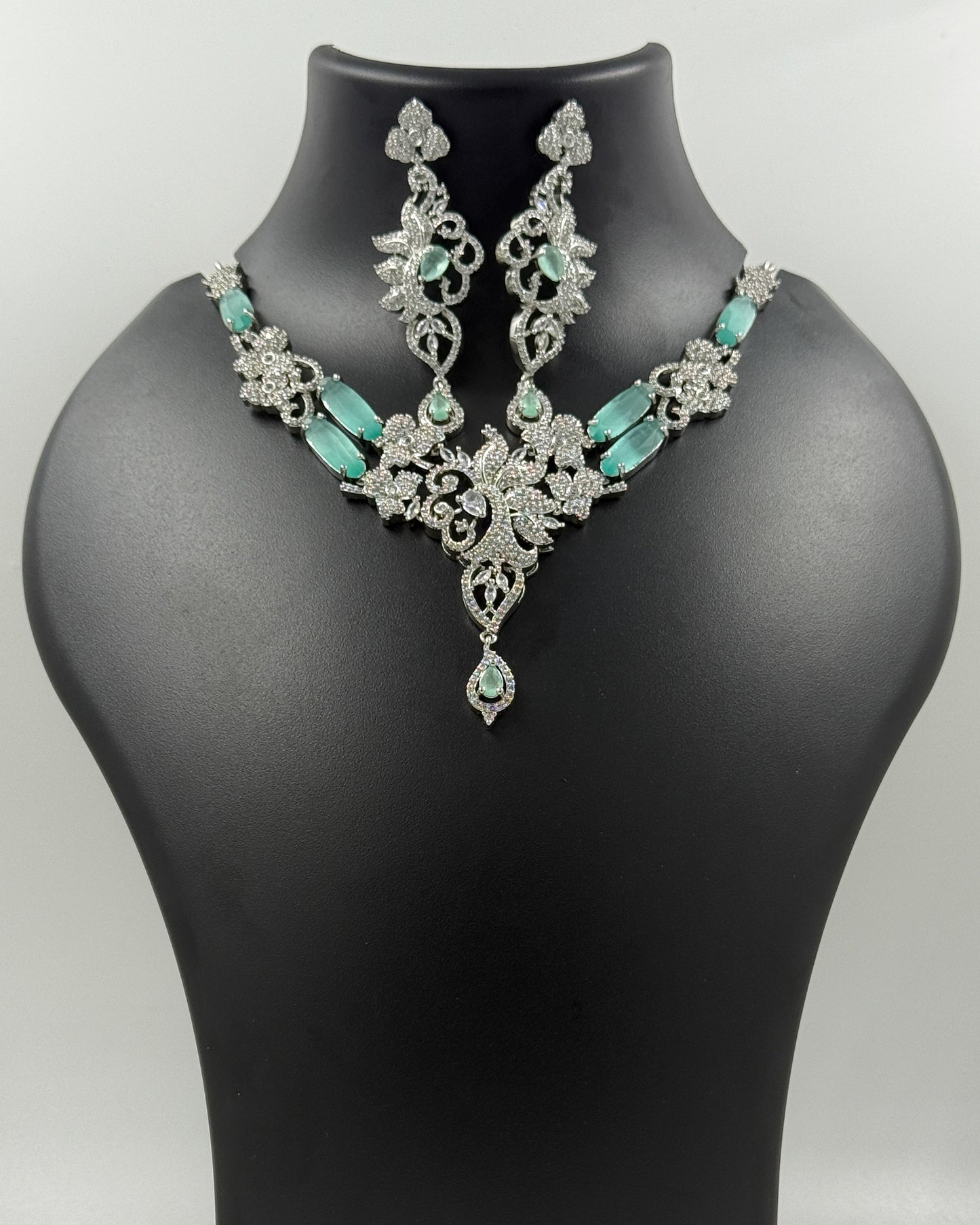 Rajwada Roop AD Stone Necklace