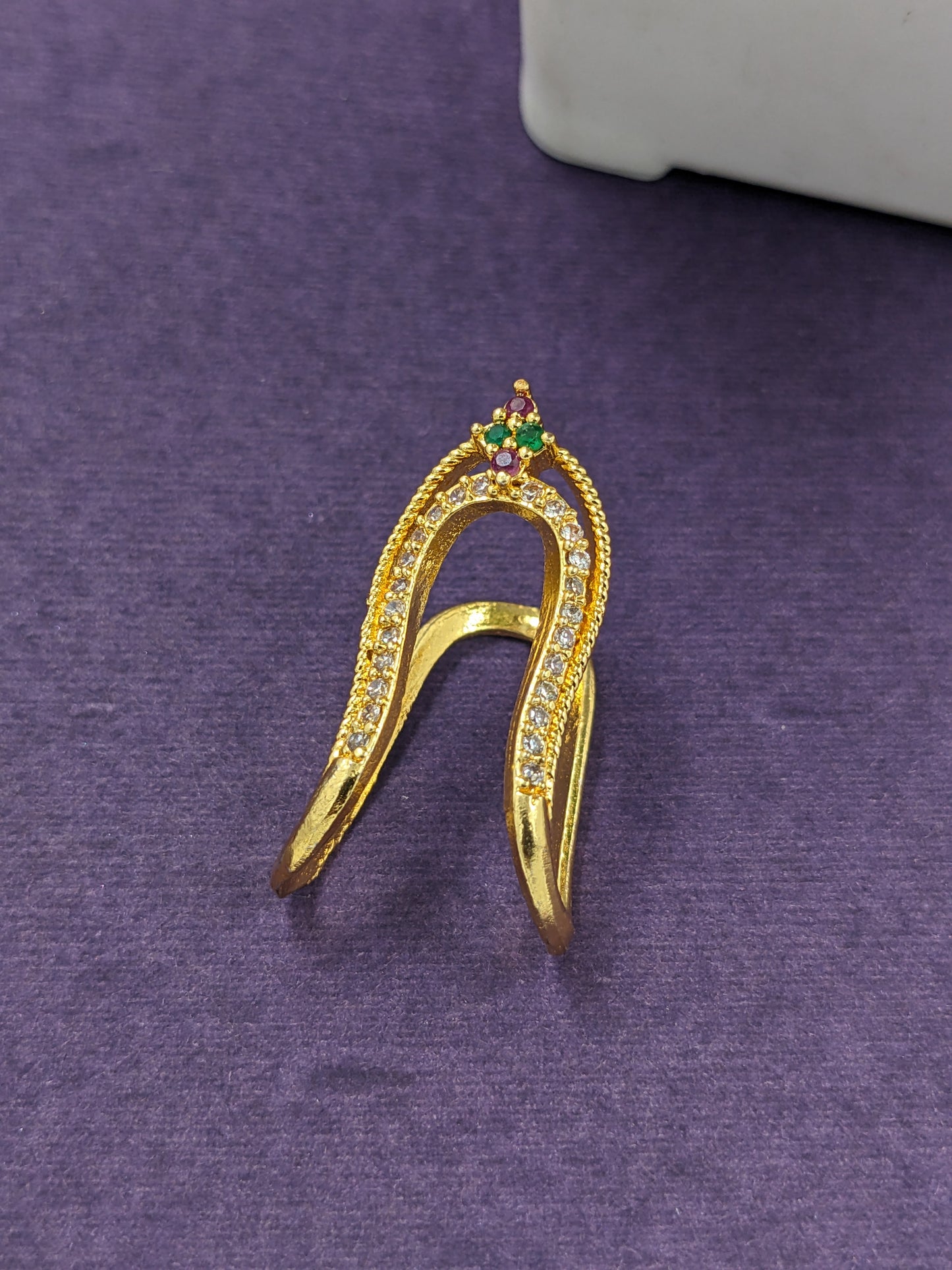 Designer Layered Vanku Ring