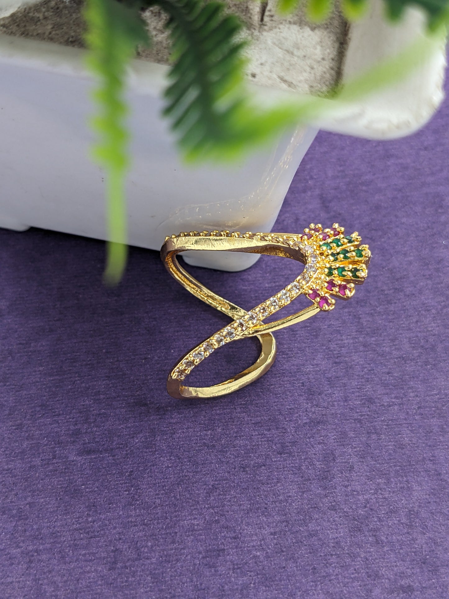 7 Lined Vanku Ring