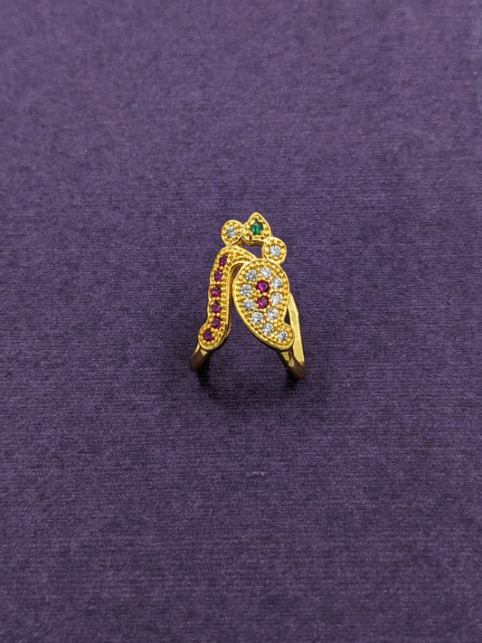 Gold Designed Vanku Ring