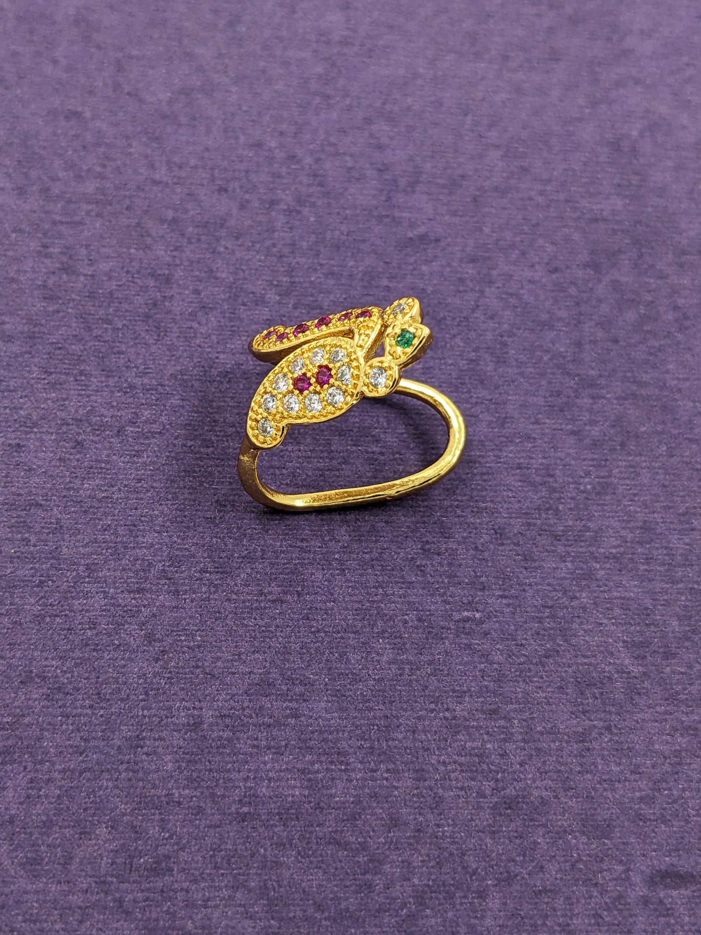 Gold Designed Vanku Ring