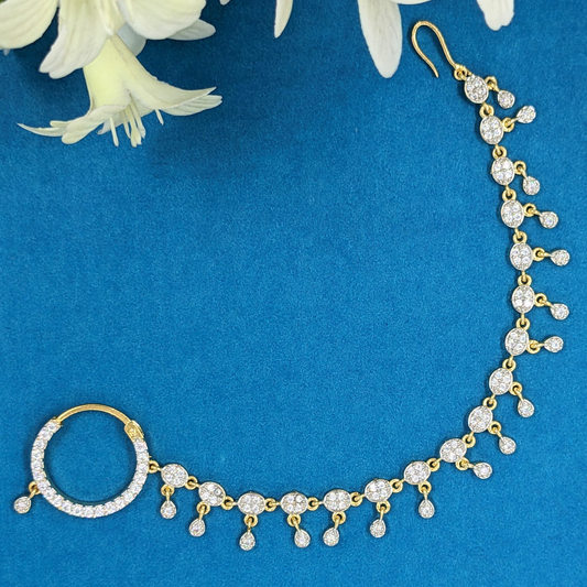 The Regal Charm: An Ornate Nath for Special Occasions
