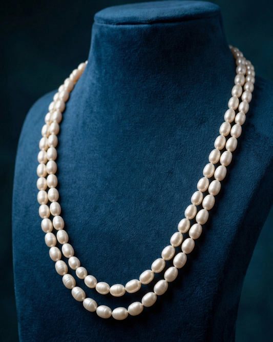 2-Line Freshwater Pearl Necklace Set