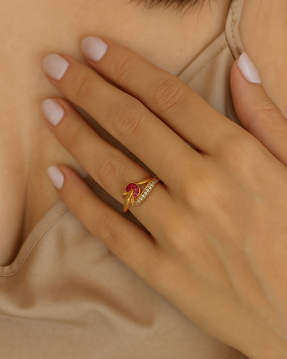 Floral Design Ring