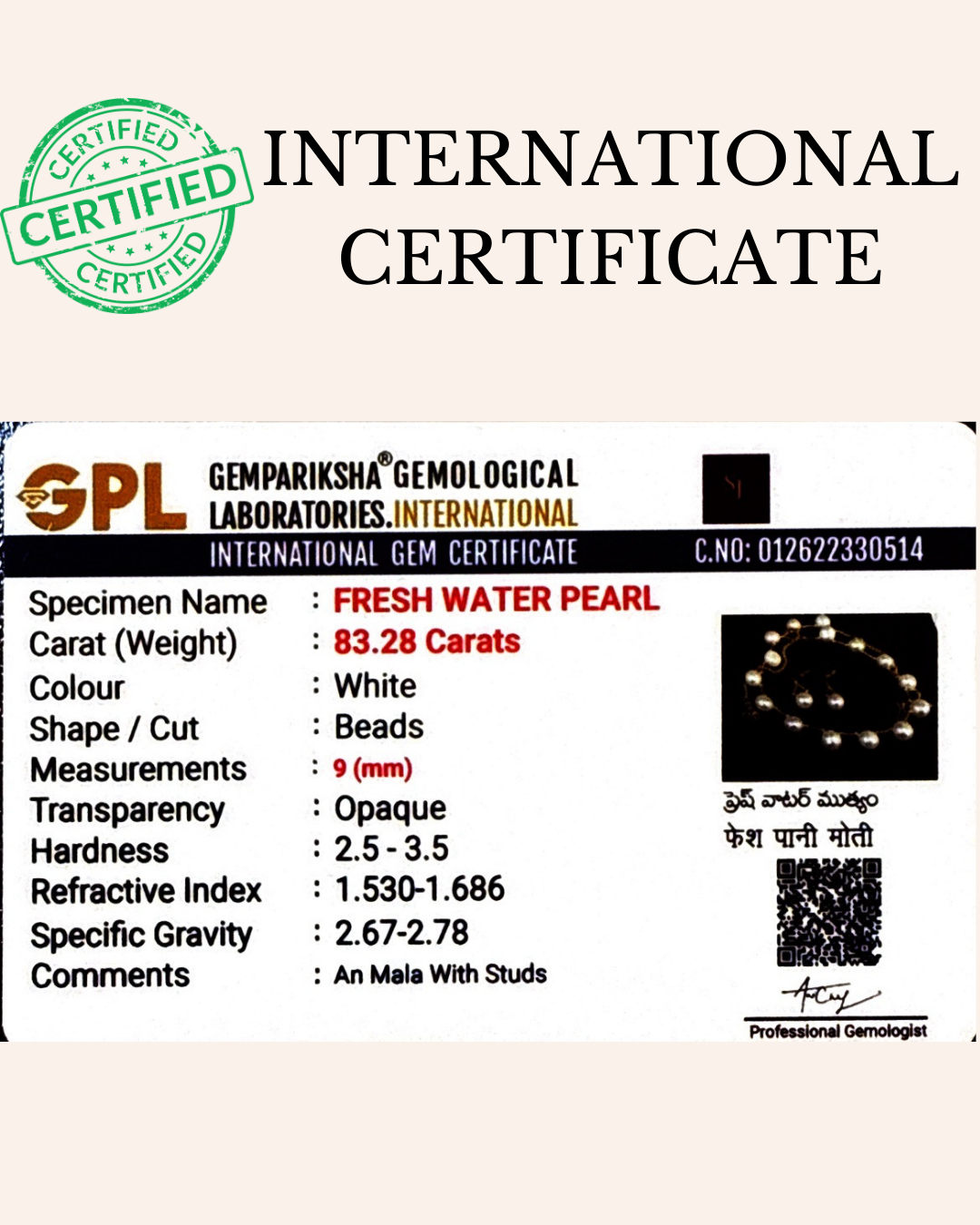 Modern Minimalist Pearl & Gold Chain Set