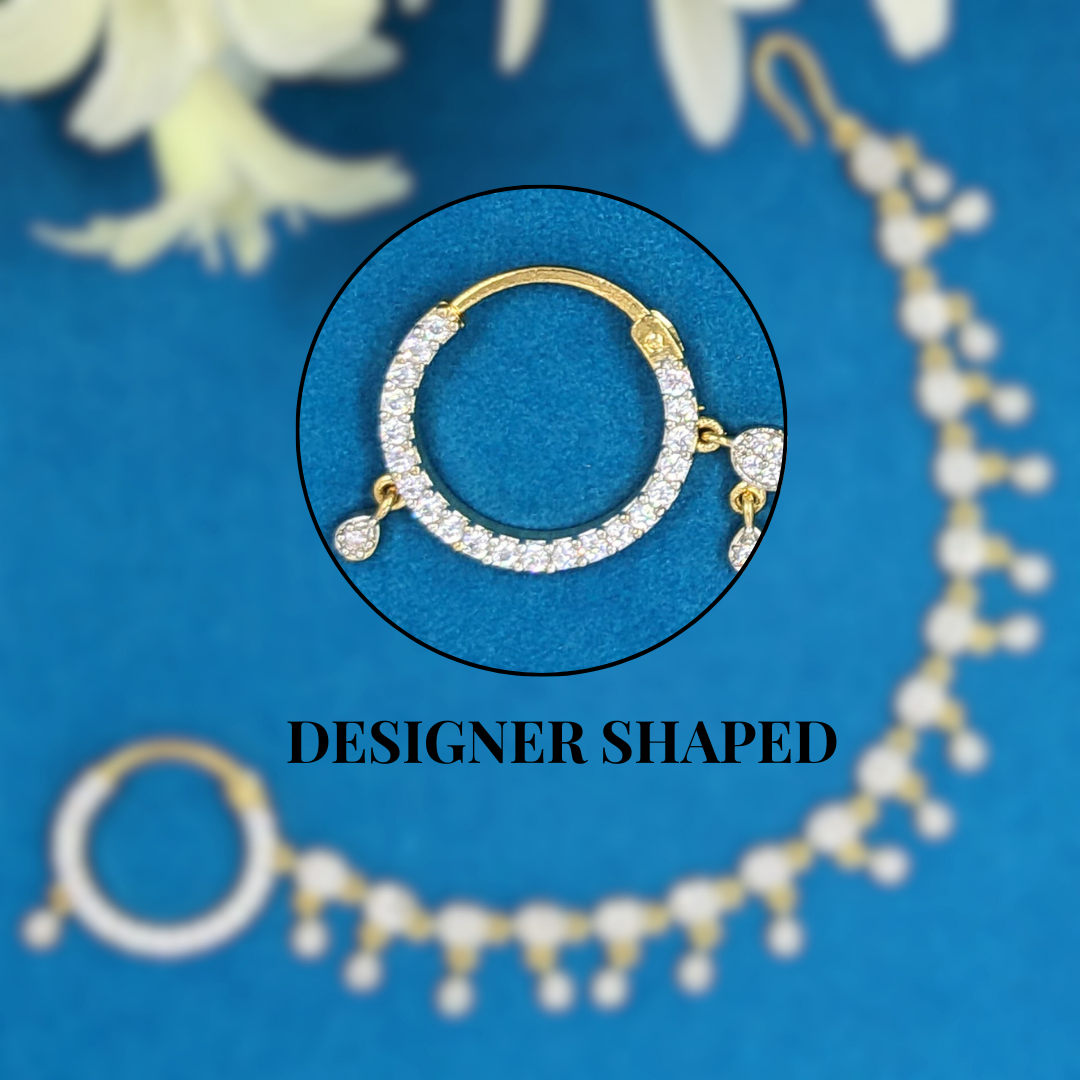 The Regal Charm: An Ornate Nath for Special Occasions