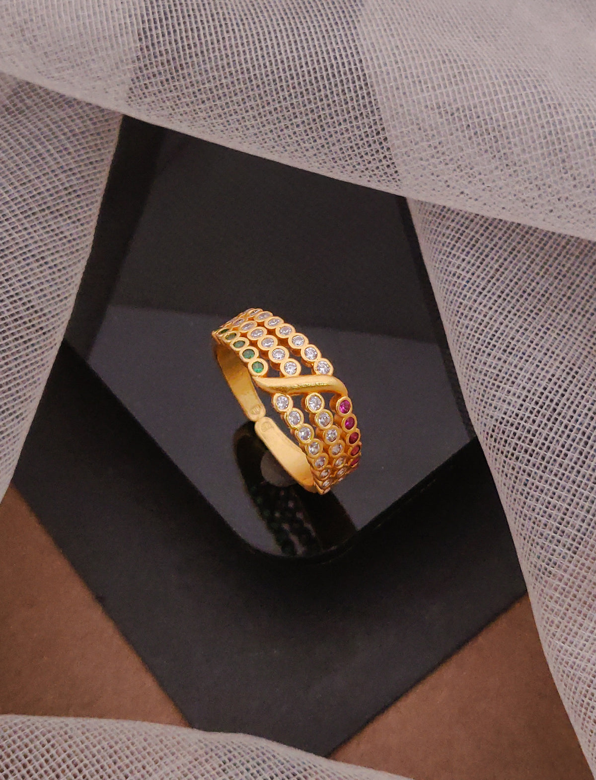 3 Layered Trending Ring for Daily Wear