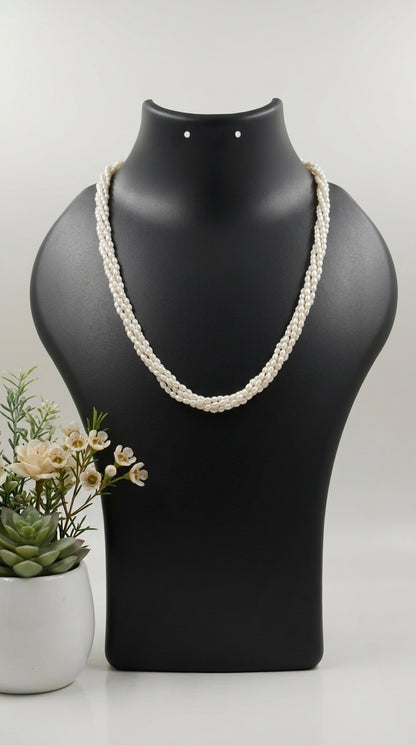 5 layer Rice FreshWater Pearls Set