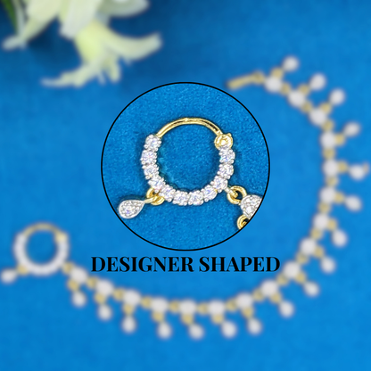 Golden Elegance The Timeless Nath Nose Ring