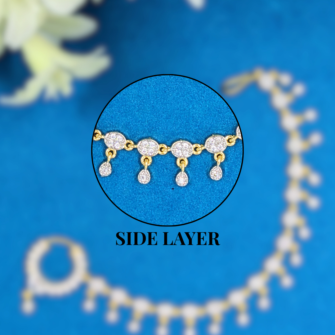 Diamond Cascade Nath A Timeless Adornment