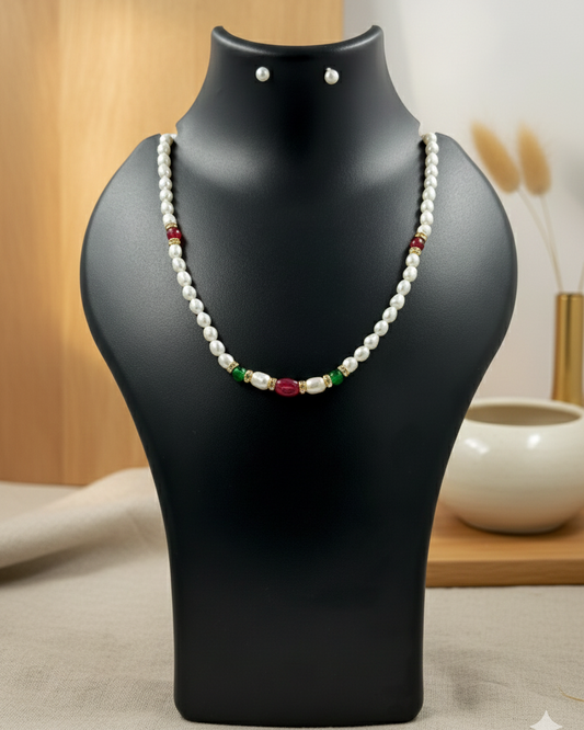 Multi color Fancy Fresh Water Pearls Set