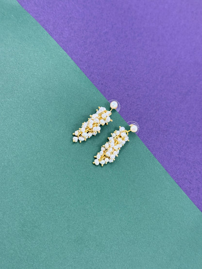 Gold-Plated Freshwater Pearl Tapered Drops