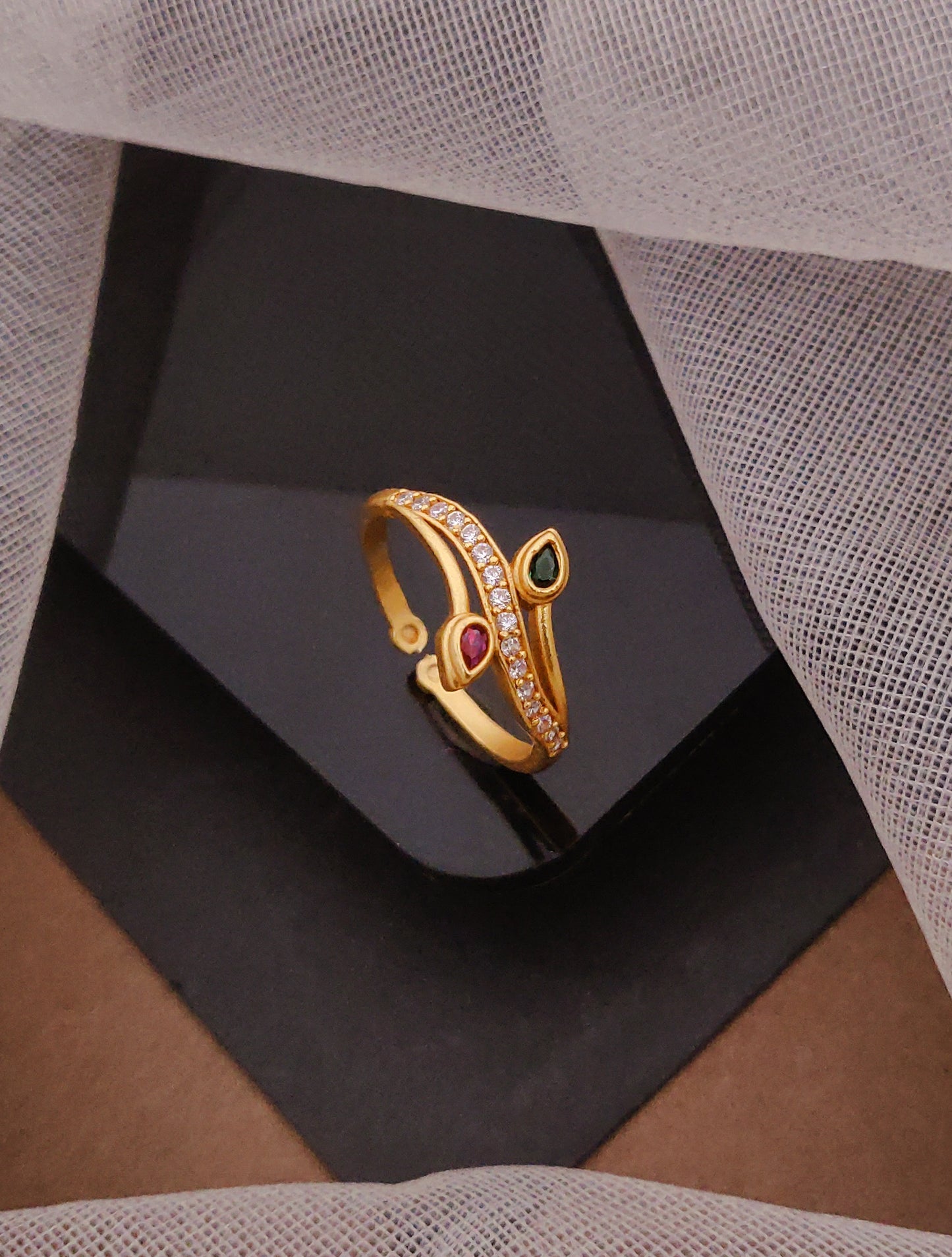 Leaf Designer Ring for Daily wear