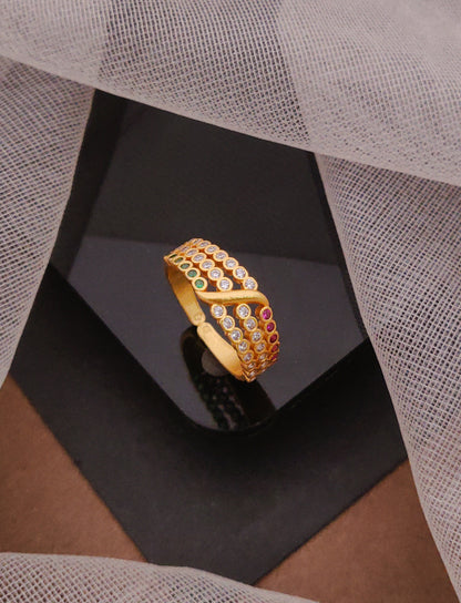 3 Layered Trending Ring for Daily Wear