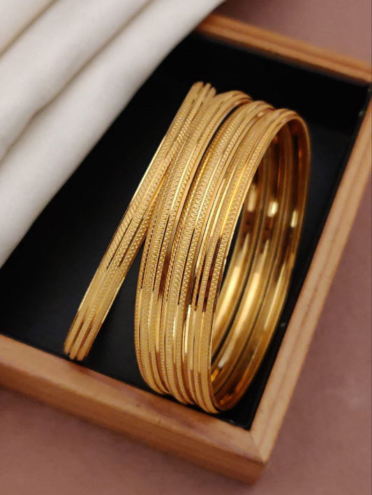 Simple Gold-Toned Bangles