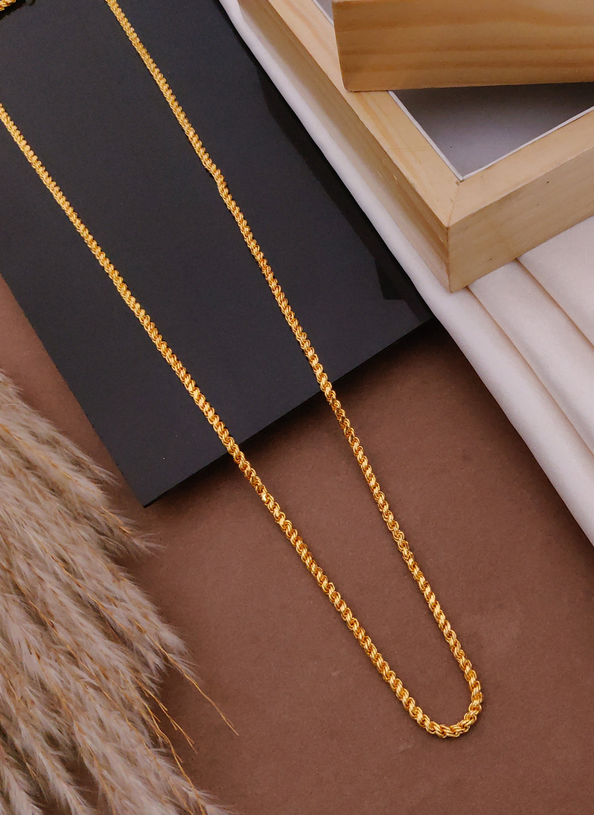 Classic Rope Gold Chain 18K Plated