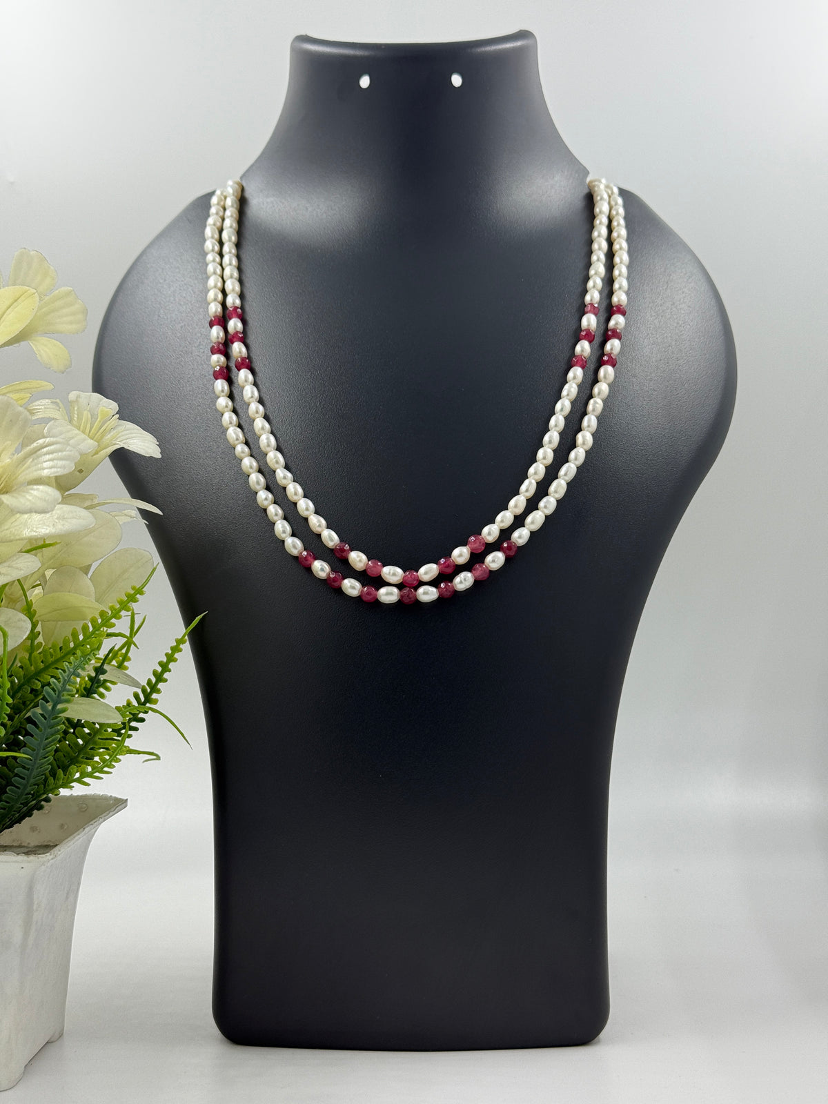 Double-Strand Freshwater Pearl Necklace with Lifetime Guarantee