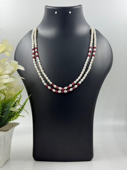 Double-Strand Freshwater Pearl Necklace with Lifetime Guarantee