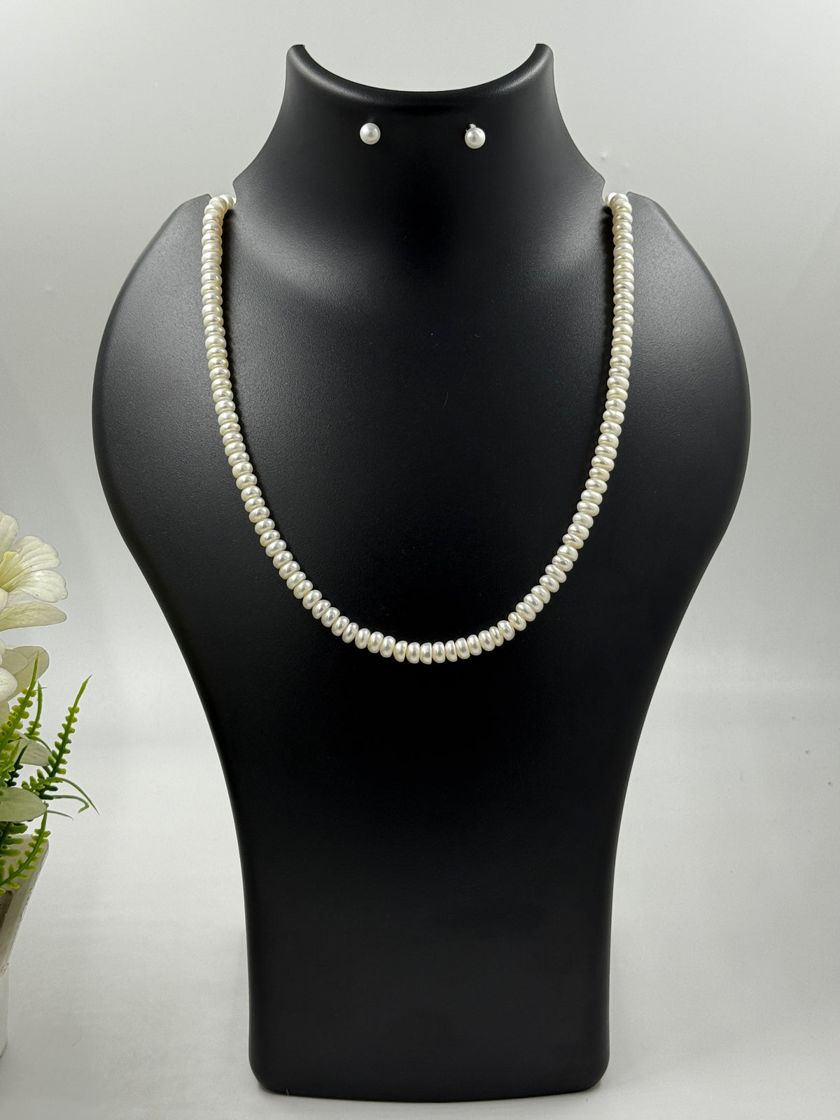 Flat Freshwater Pearls Set