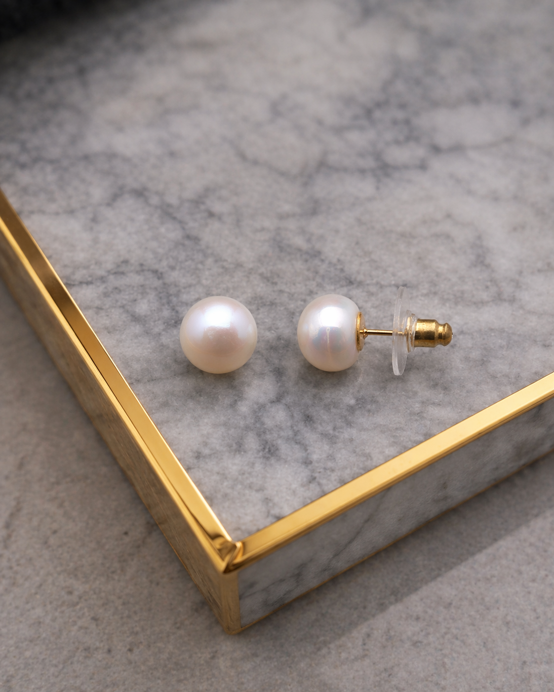 Freshwater Pearl Stud Earrings