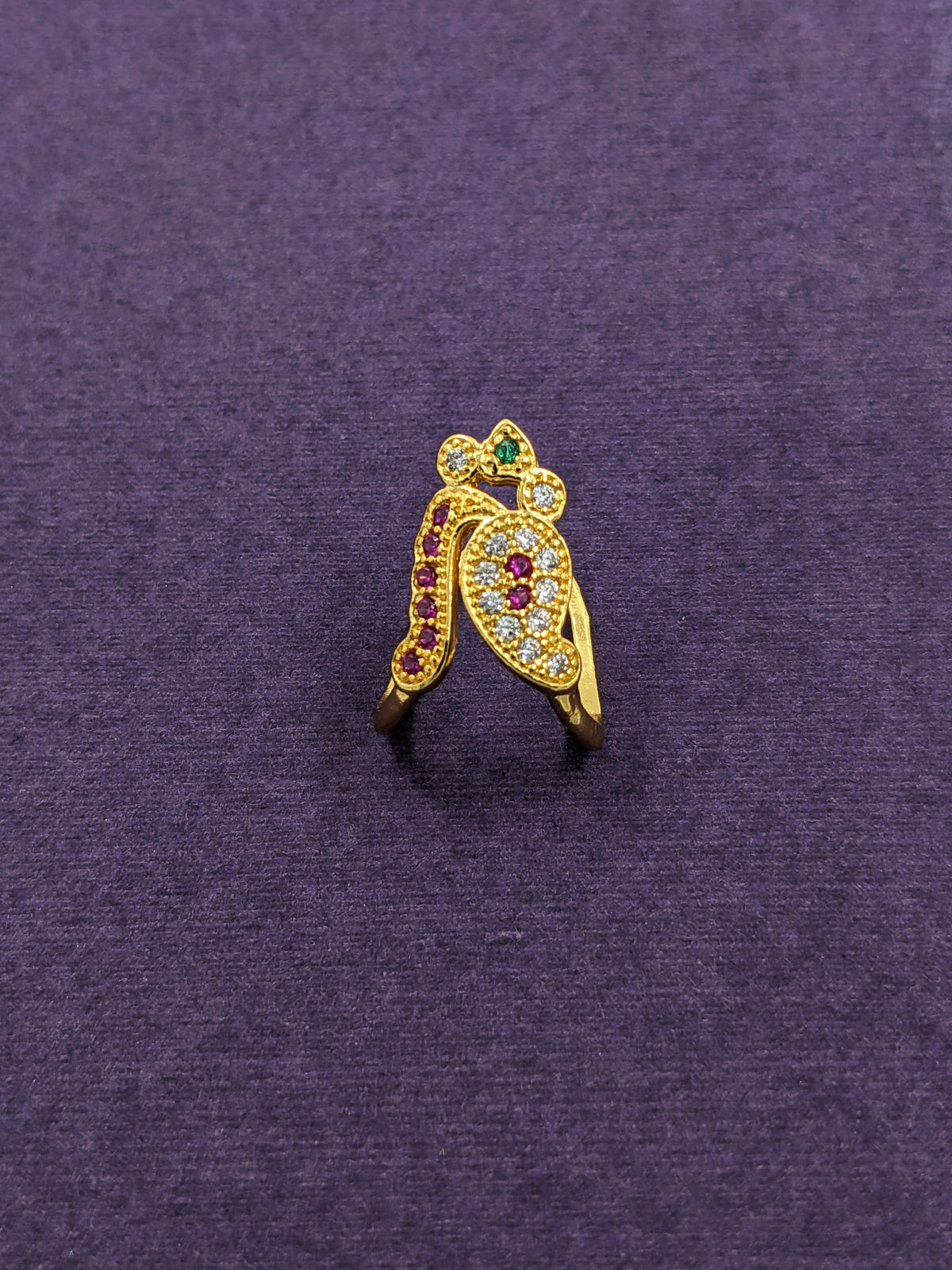 Gold Designed Vanku Ring