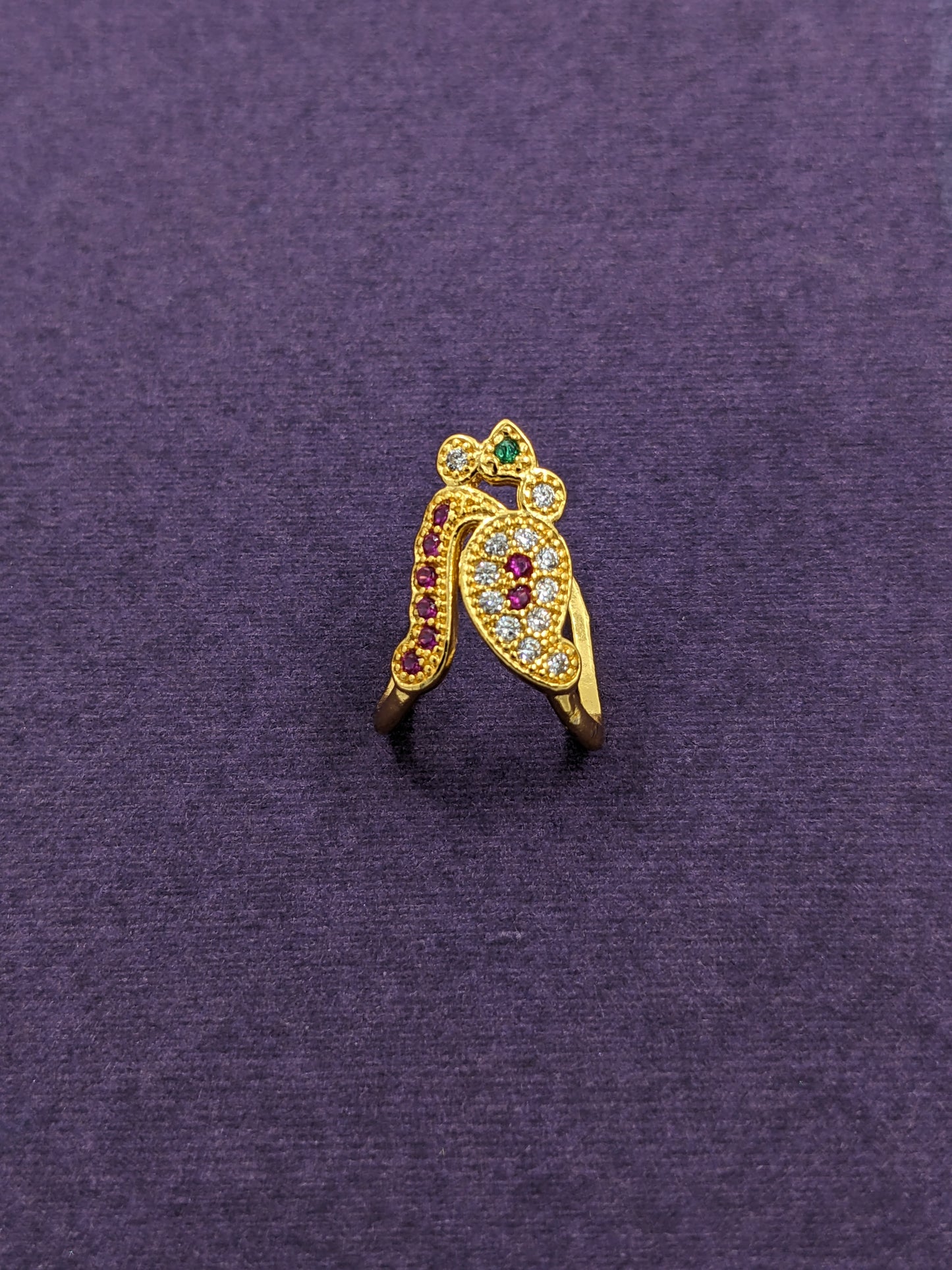 Gold Designed Vanku Ring