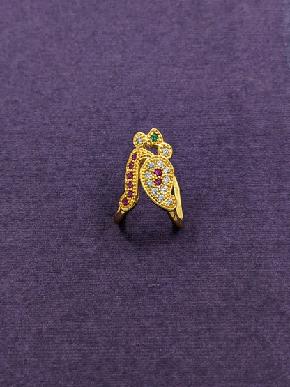 Gold Designed Vanku Ring