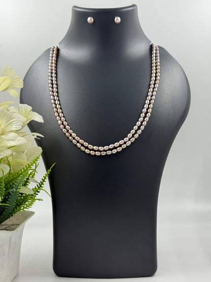 The Lavender Layer: 2-Line Freshwater Pearl Set