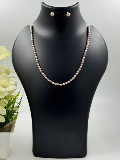 Thin Rainbow Fresh Water Pearls Set