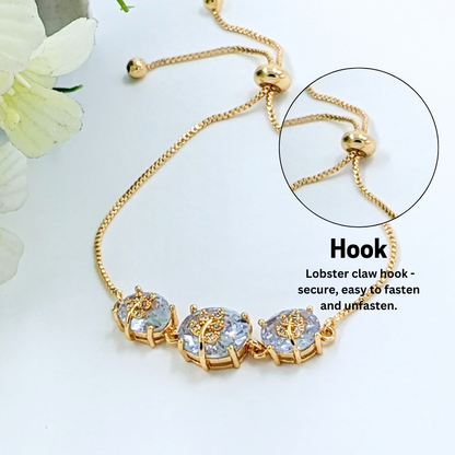 Trendy CZ Stone bracelet