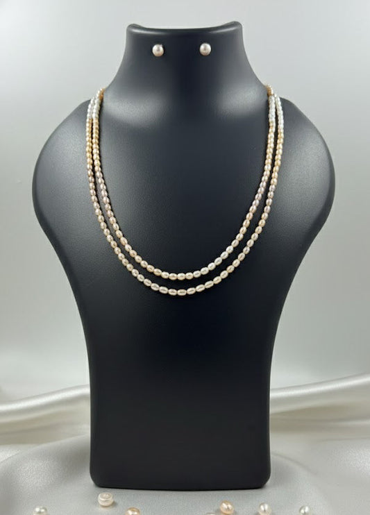 Layered Multi-Hued Pearl Set