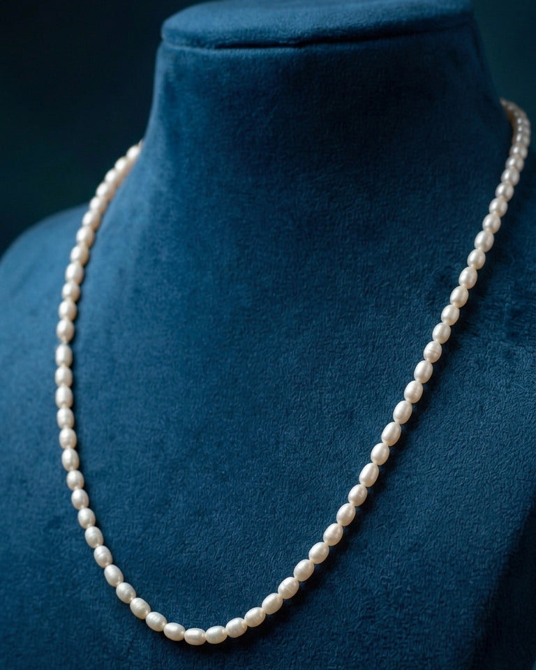 White Pearls Strand with Matching Studs